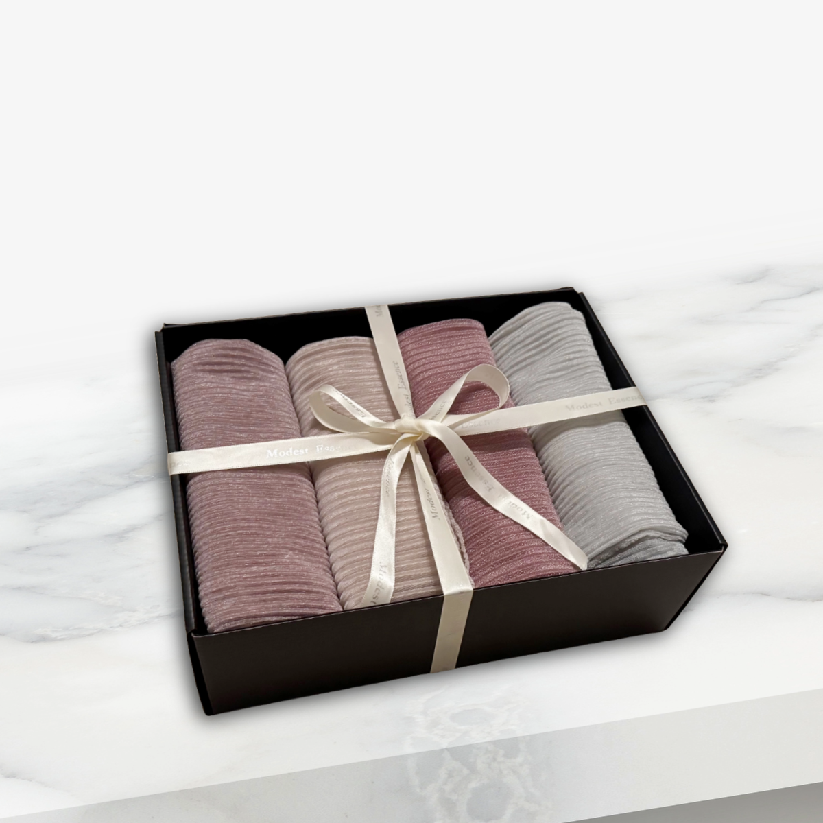 Hijab Set Box | Soft Bloom - Cashmere
