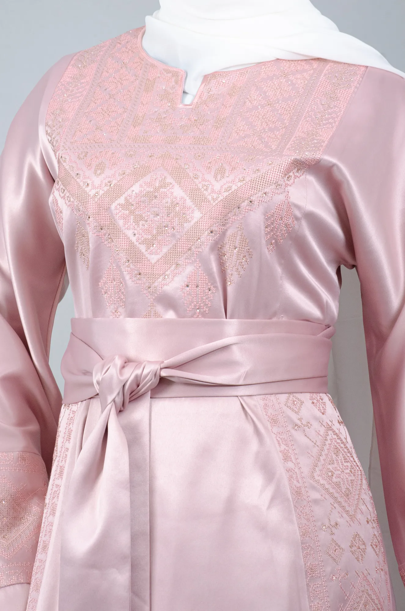 Tatreez Embroidery Thobe - Rose