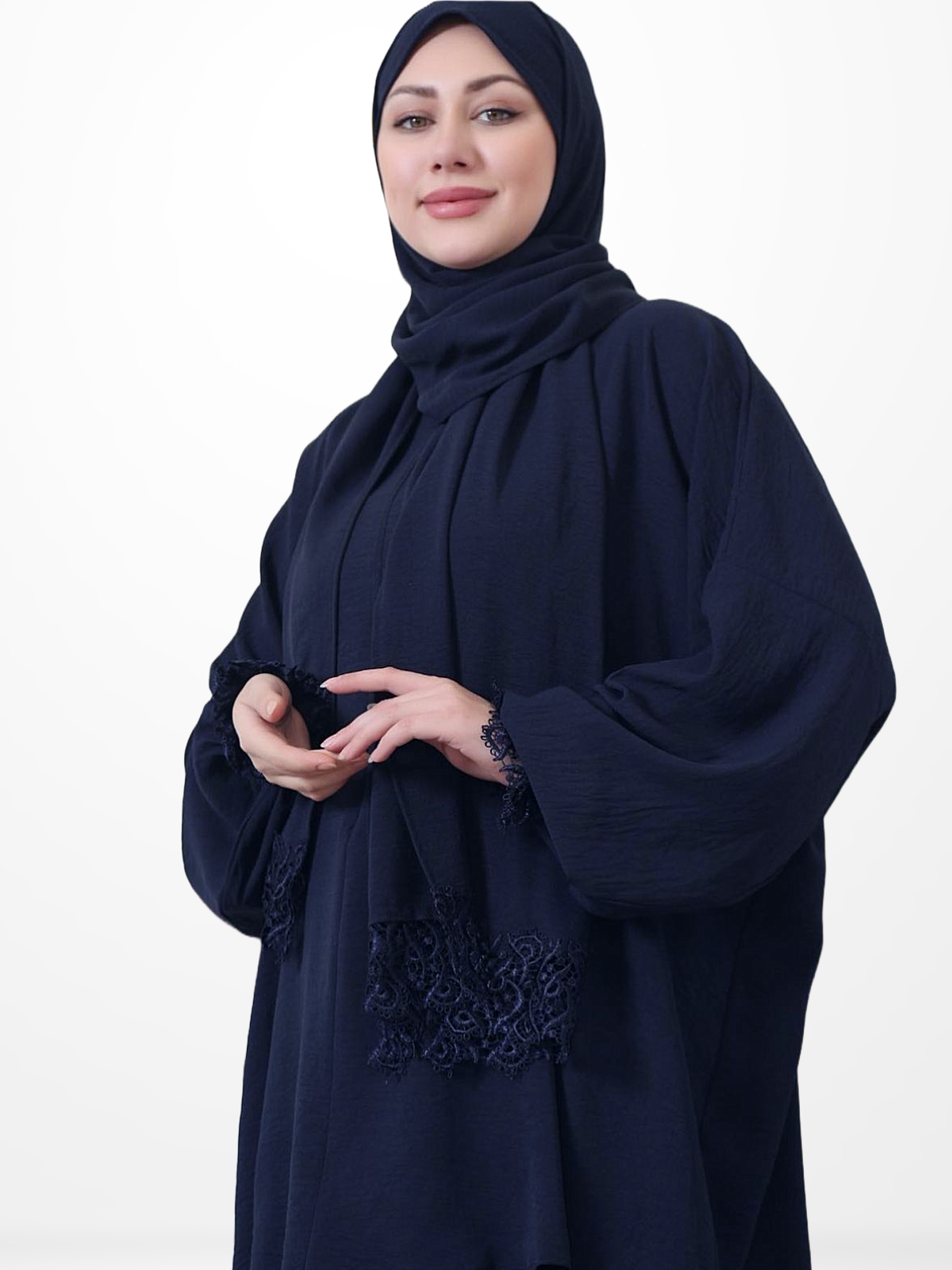 One-Piece Prayer Dress & Abaya with attached Hijab - Plain