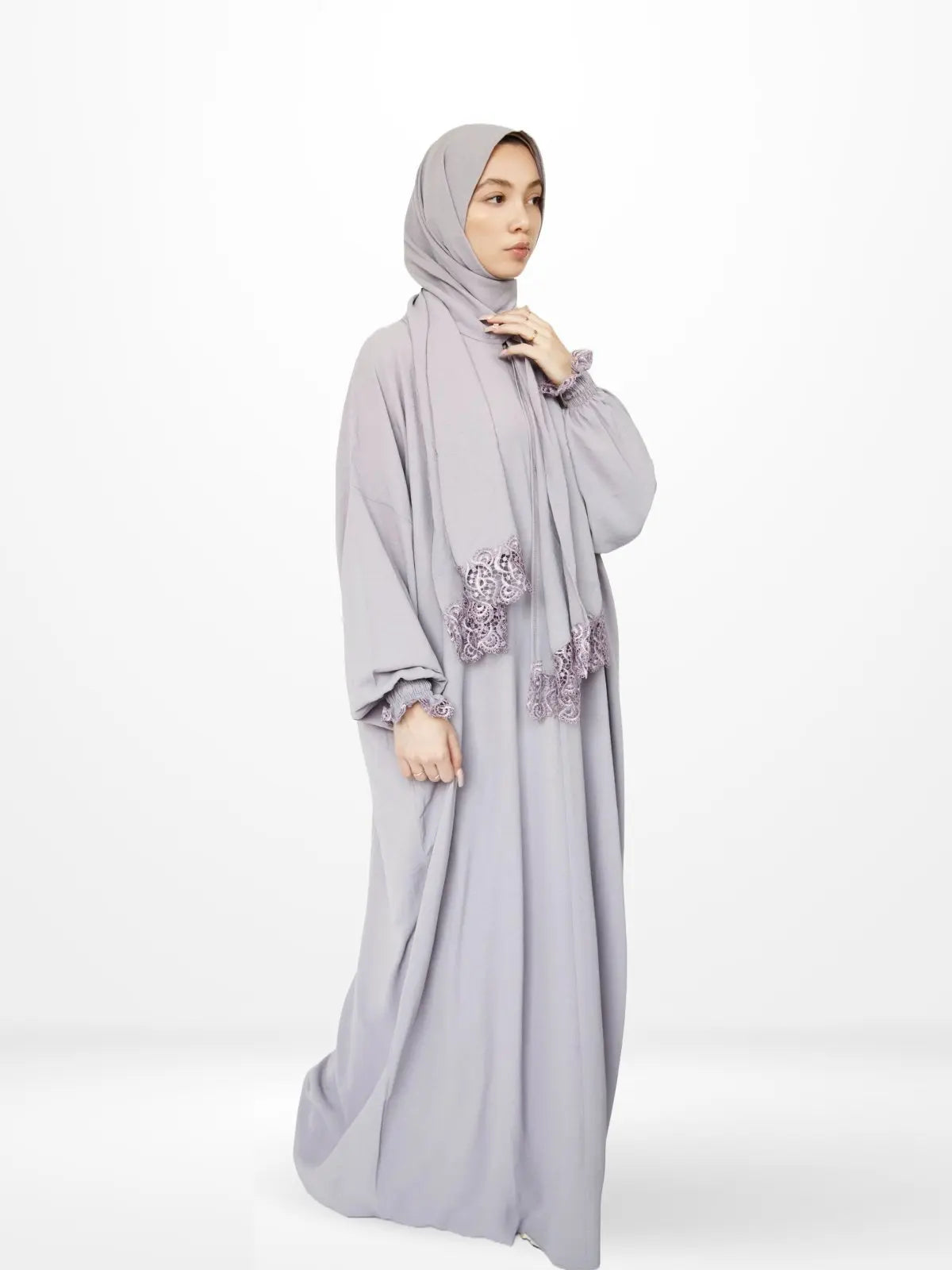 Prayer Dress & Abaya with attached Hijab - Plain - Modest Essence
