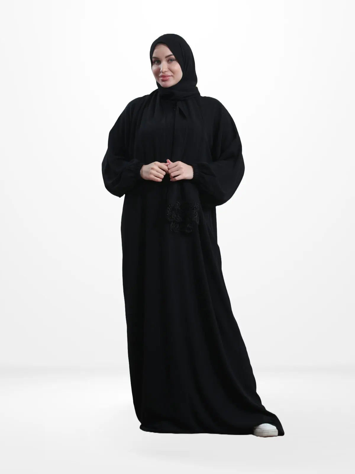 One - Piece Prayer Dress & Abaya with attached Hijab - Plain (Standard Size - Slim Fit) - Modest Essence