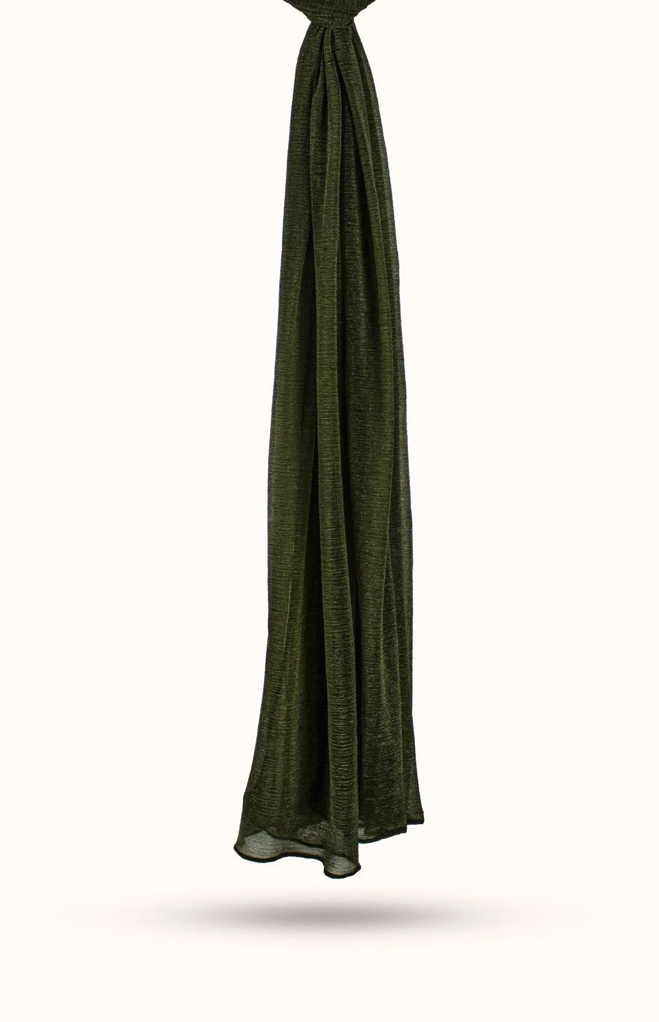 Army Olive Basic Cashmere Hijab - Modest Essence