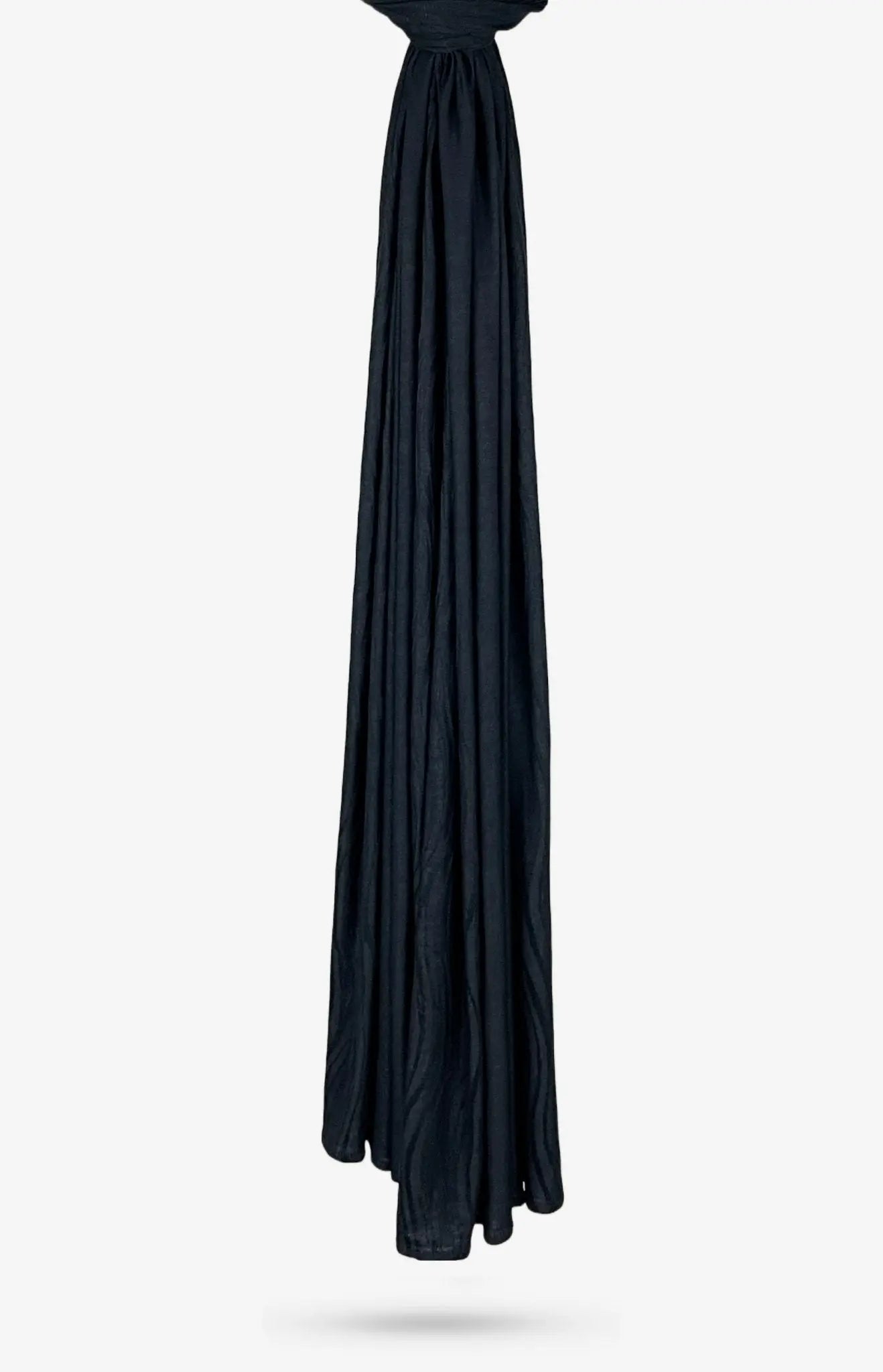 Black Patterned Jersey Hijab - Modest Essence