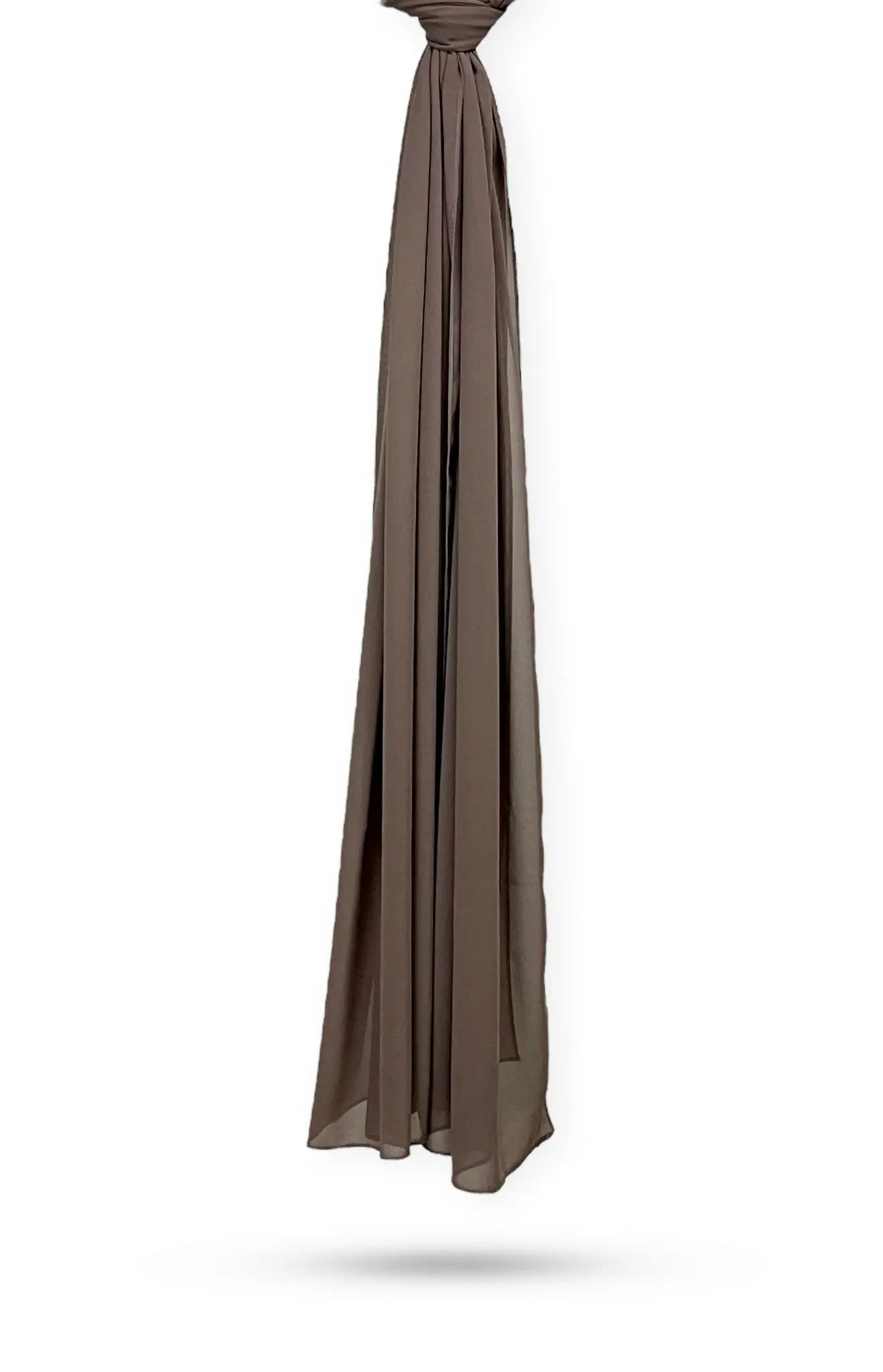 Brown Chiffon Hijab - Modesty Box