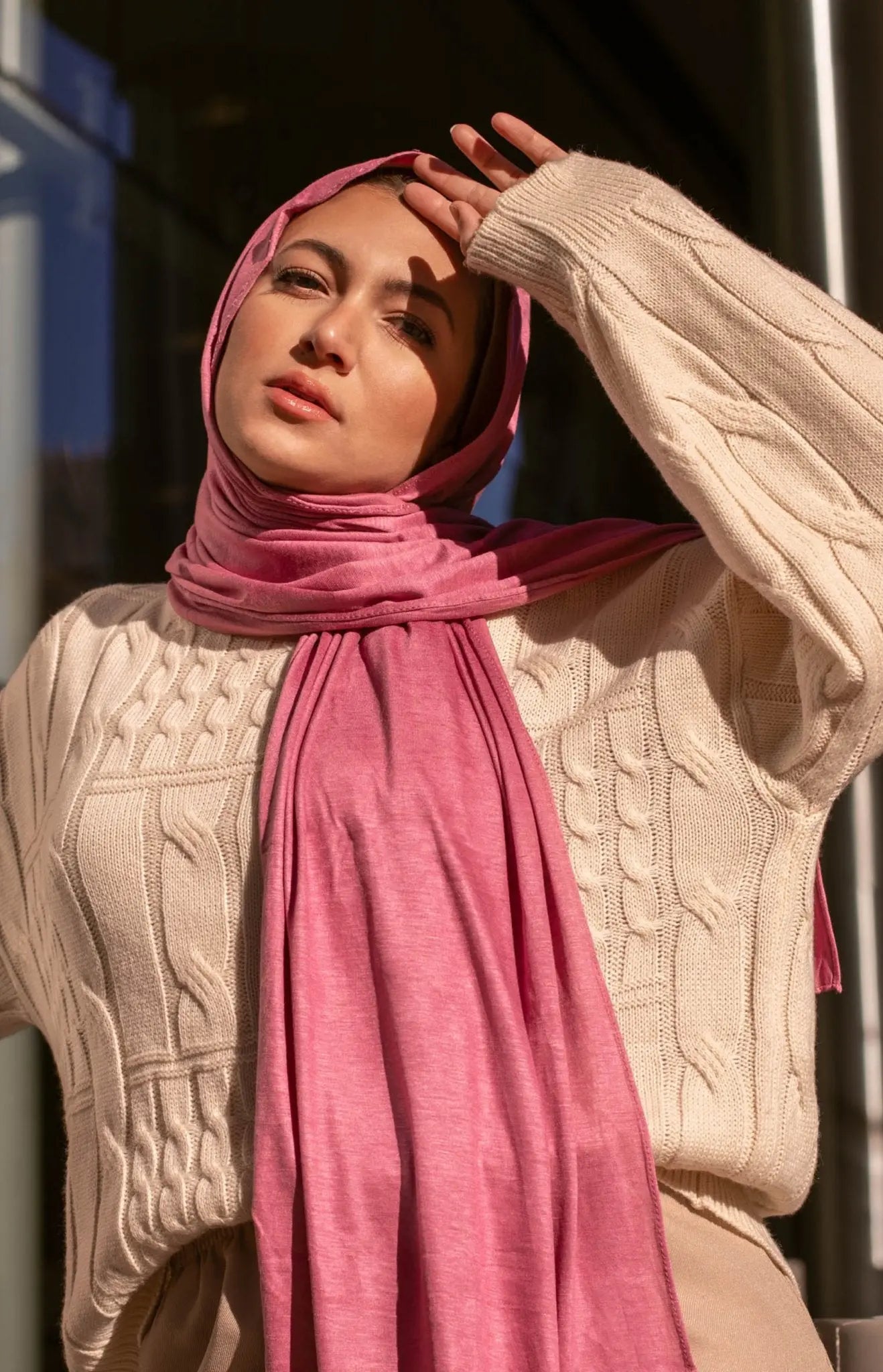 Bubble Gum Basic Jersey Hijab - Modesty Box