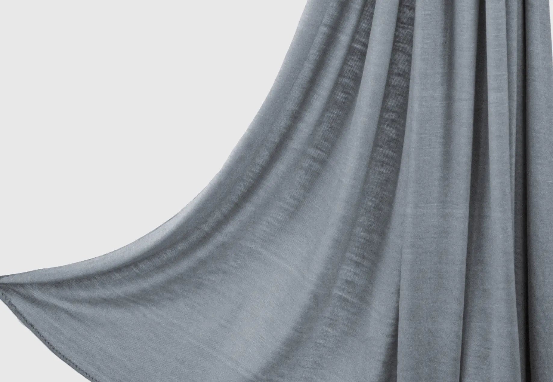 Dark Gray Basic Jersey Hijab - Modesty Box