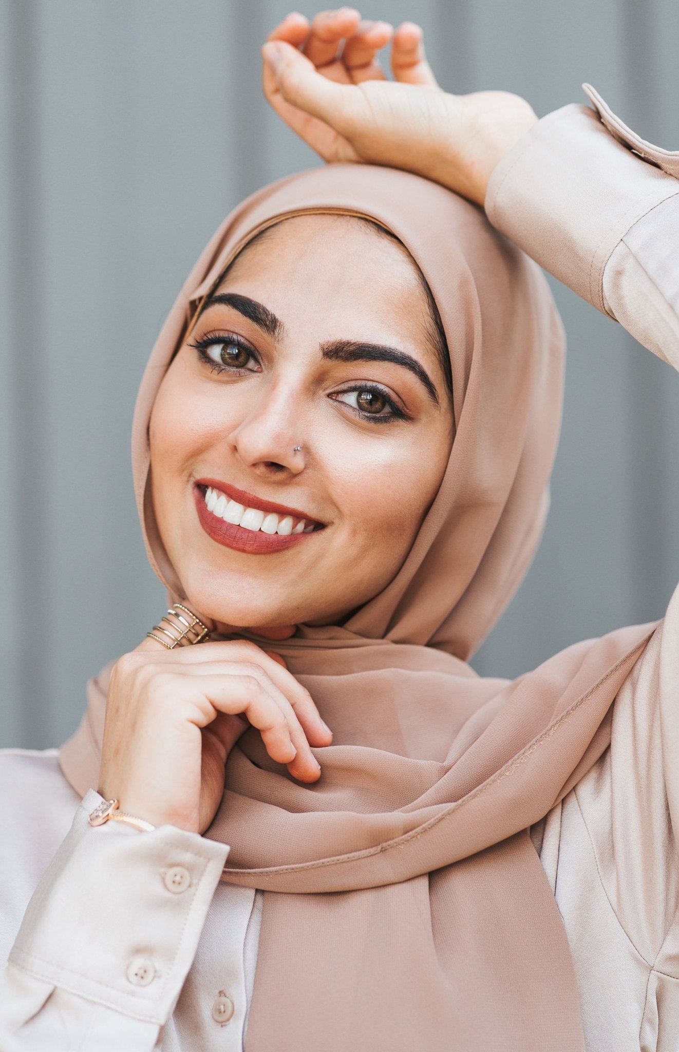 Desert Instant Chiffon Hijab - Modesty Box