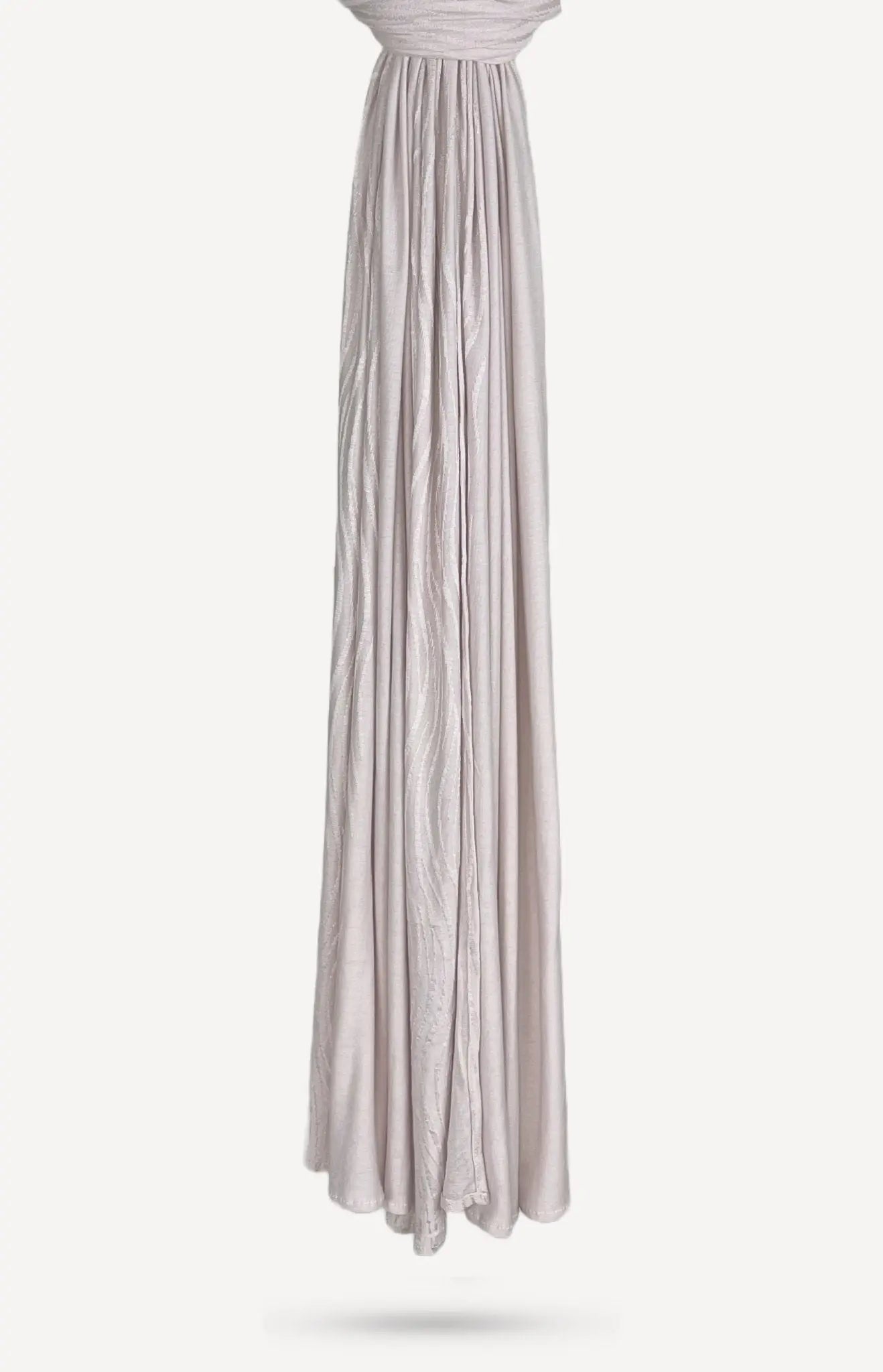 Dusty Lavender Patterned Jersey Hijab - Modest Essence