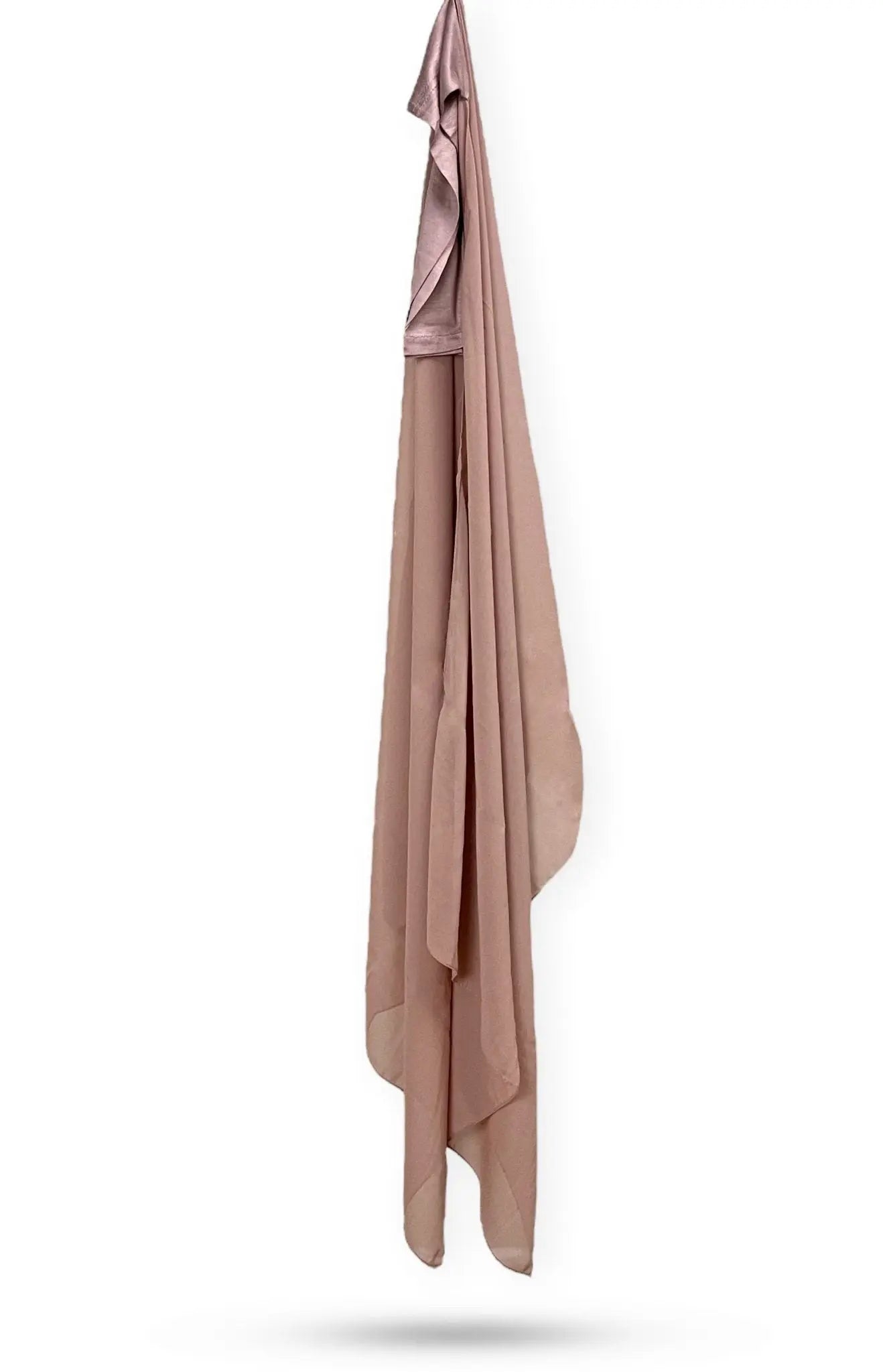 Dusty Pink Instant Chiffon Hijab - Modesty Box