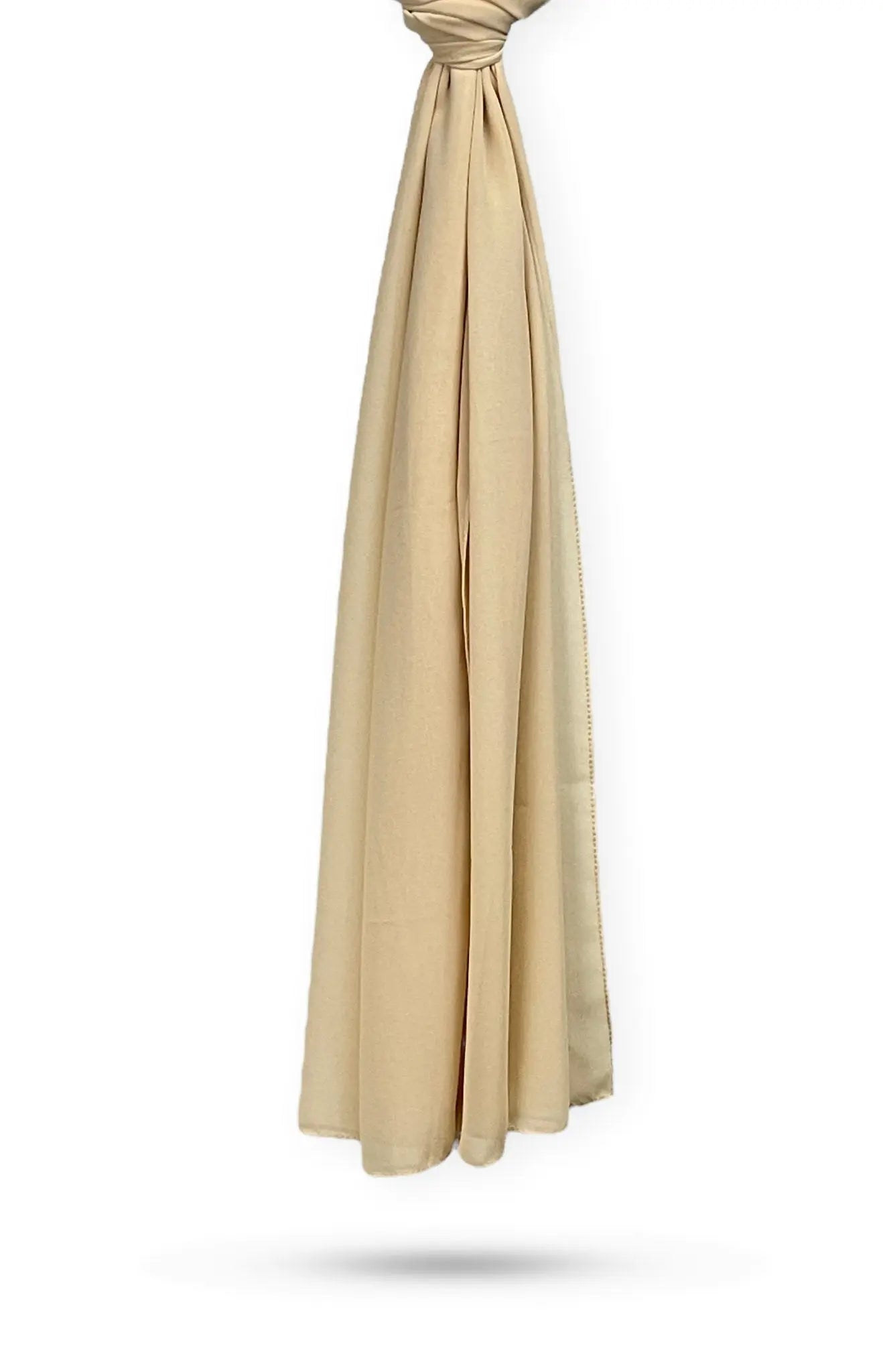 Gold Chiffon Hijab - Modesty Box