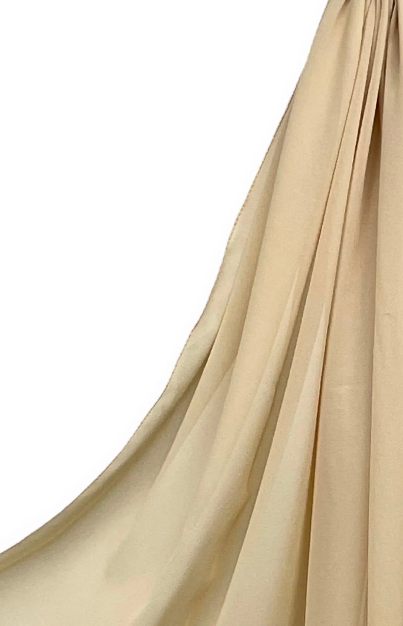 Gold Chiffon Hijab - Modesty Box