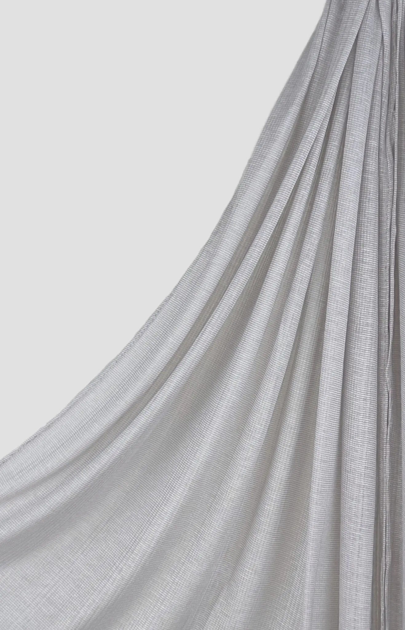 Gray Fine Striped Jersey Hijab - Modest Essence