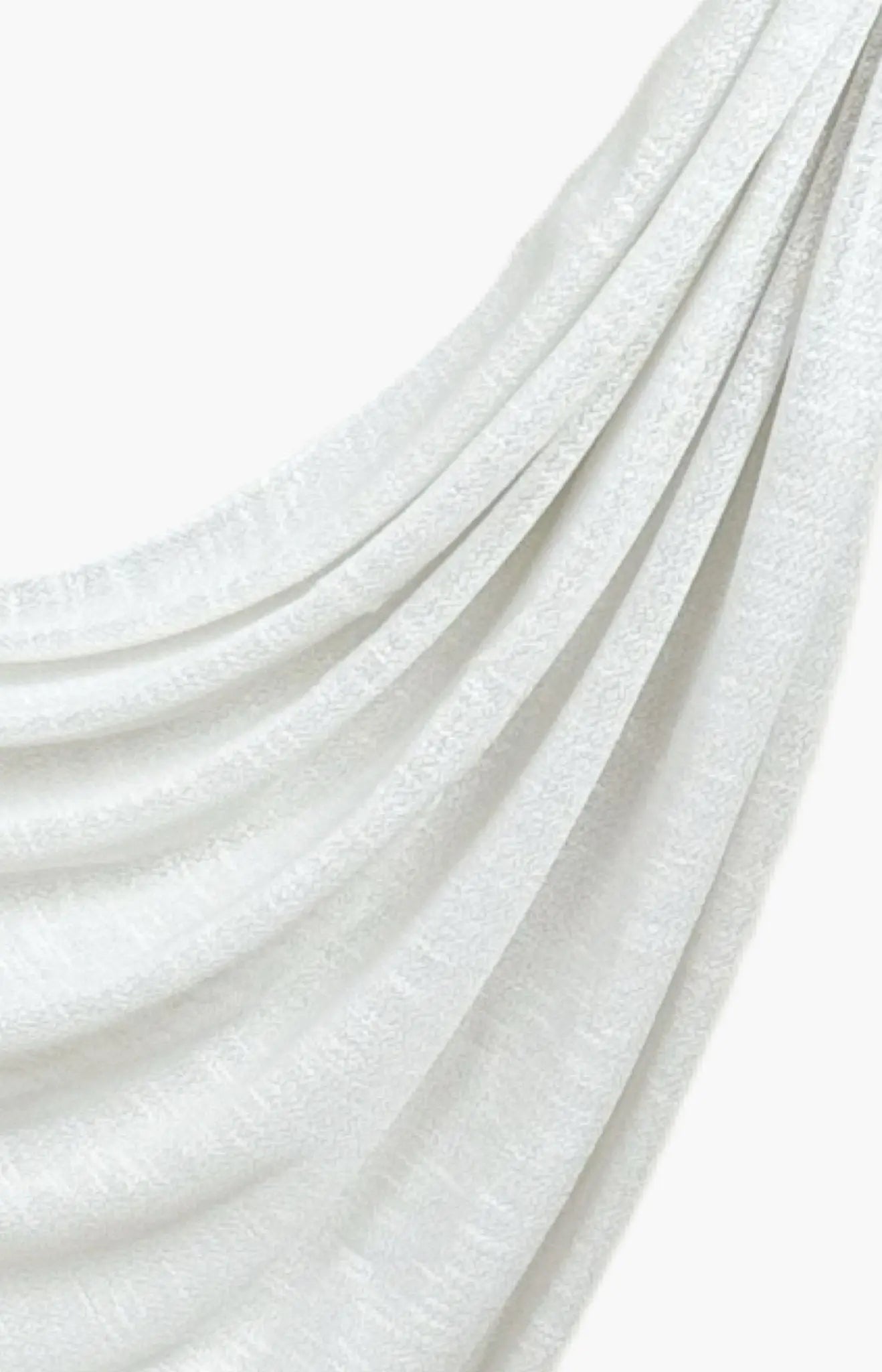 Greige Textured Cotton Hijab - Modest Essence