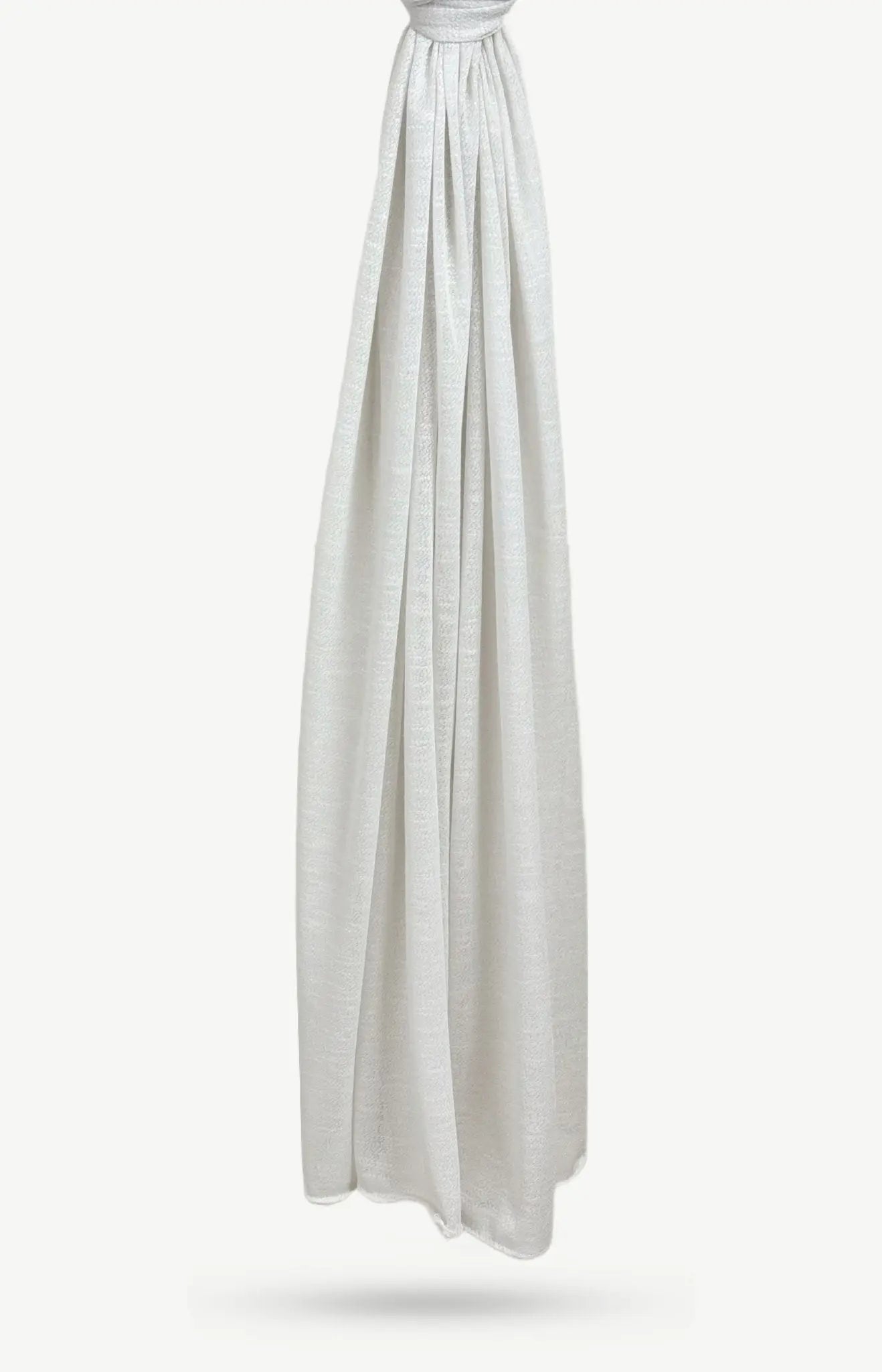 Greige Textured Cotton Hijab - Modest Essence