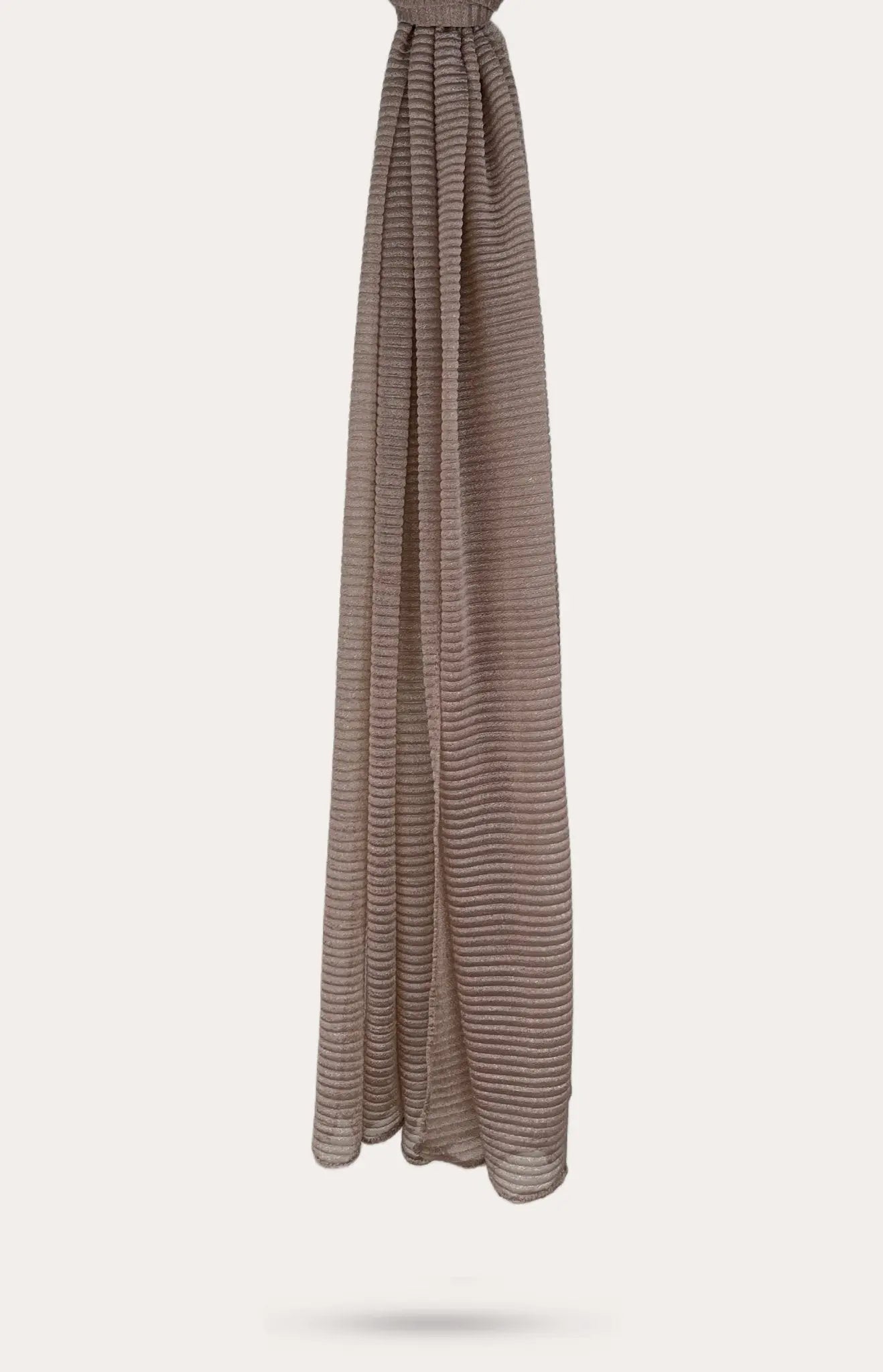 Hazelnut Crinkle Cashmere Hijab - Modest Essence