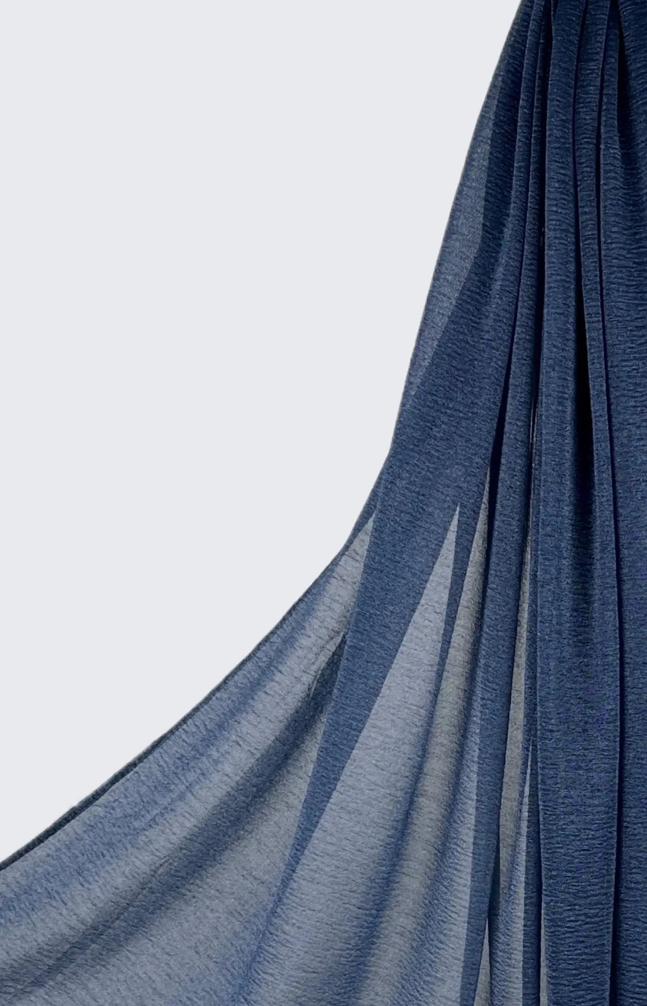 Navy Blue Basic Cashmere Hijab - Modest Essence