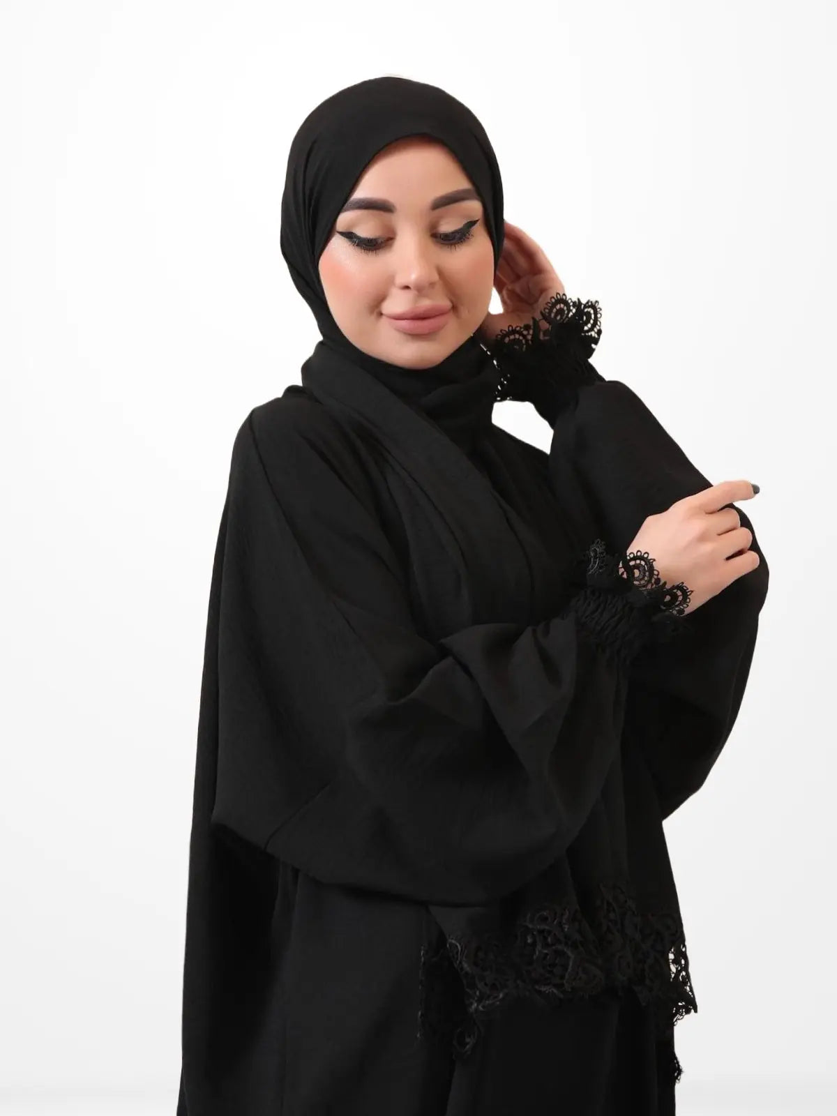 One - Piece Prayer Dress & Abaya with attached Hijab - Plain (Loose Fit) - Modest Essence