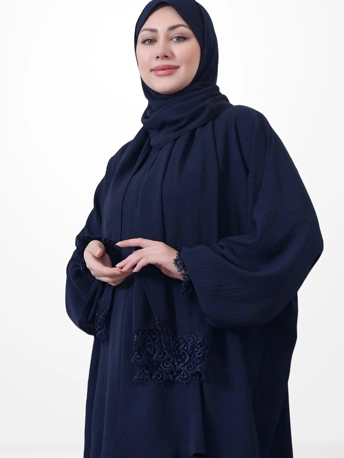 One - Piece Prayer Dress & Abaya with attached Hijab - Plain (Loose Fit) - Modest Essence