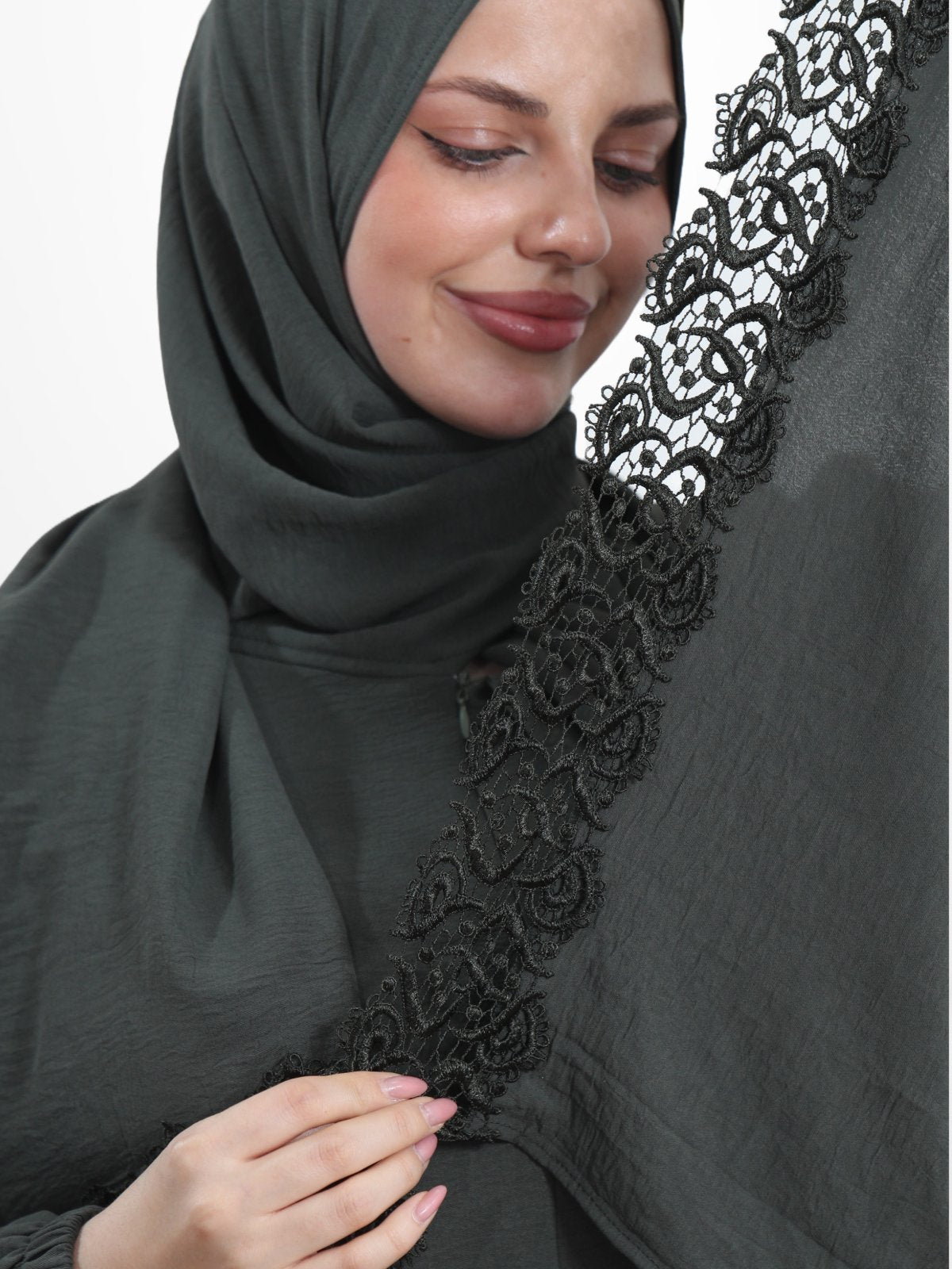 One - Piece Prayer Dress & Abaya with attached Hijab - Plain (Standard Size - Slim Fit) - Modest Essence