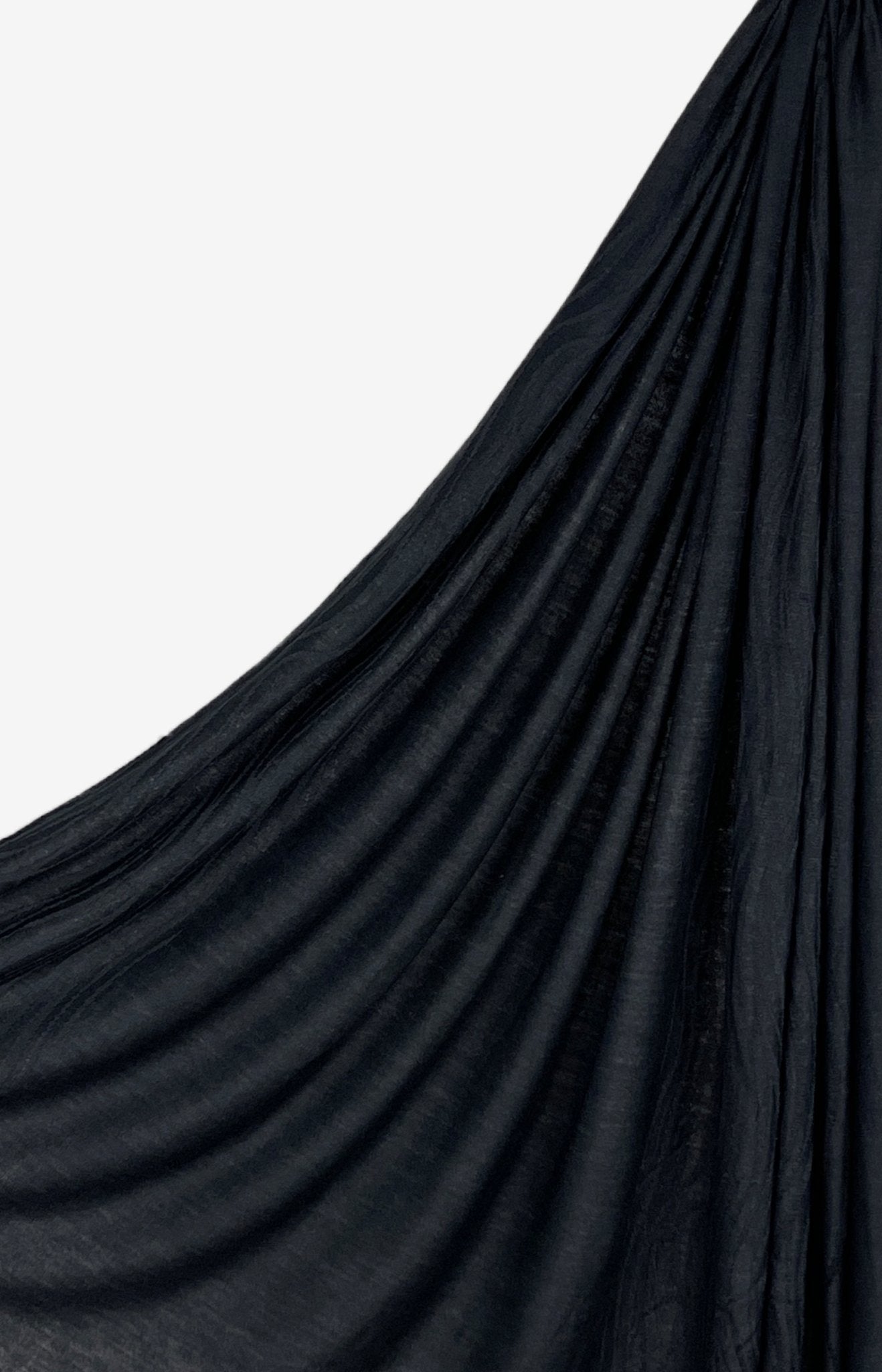 Black Patterned Jersey Hijab - Modesty Box