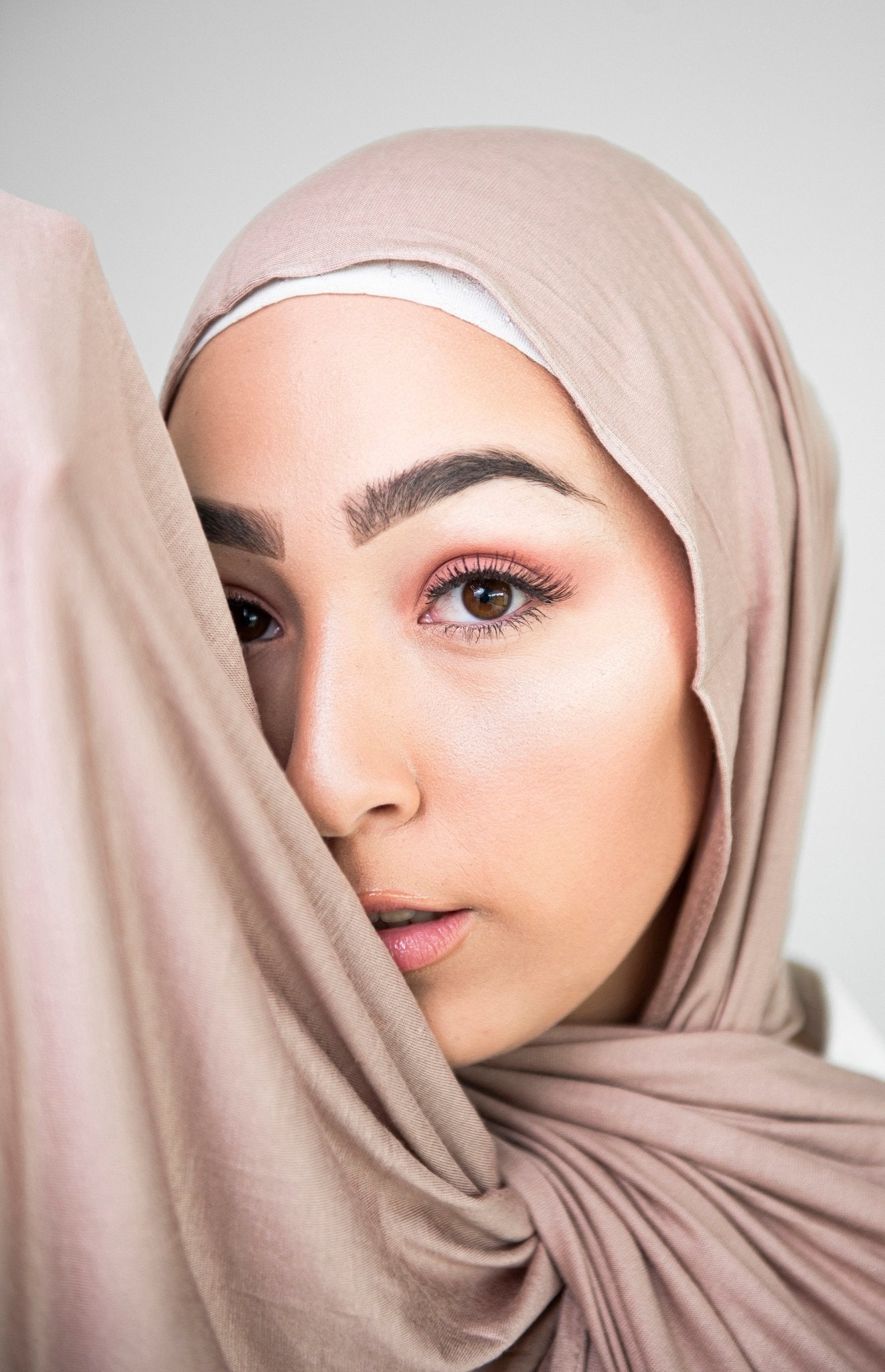 Latte Basic Jersey Hijab - Modesty Box