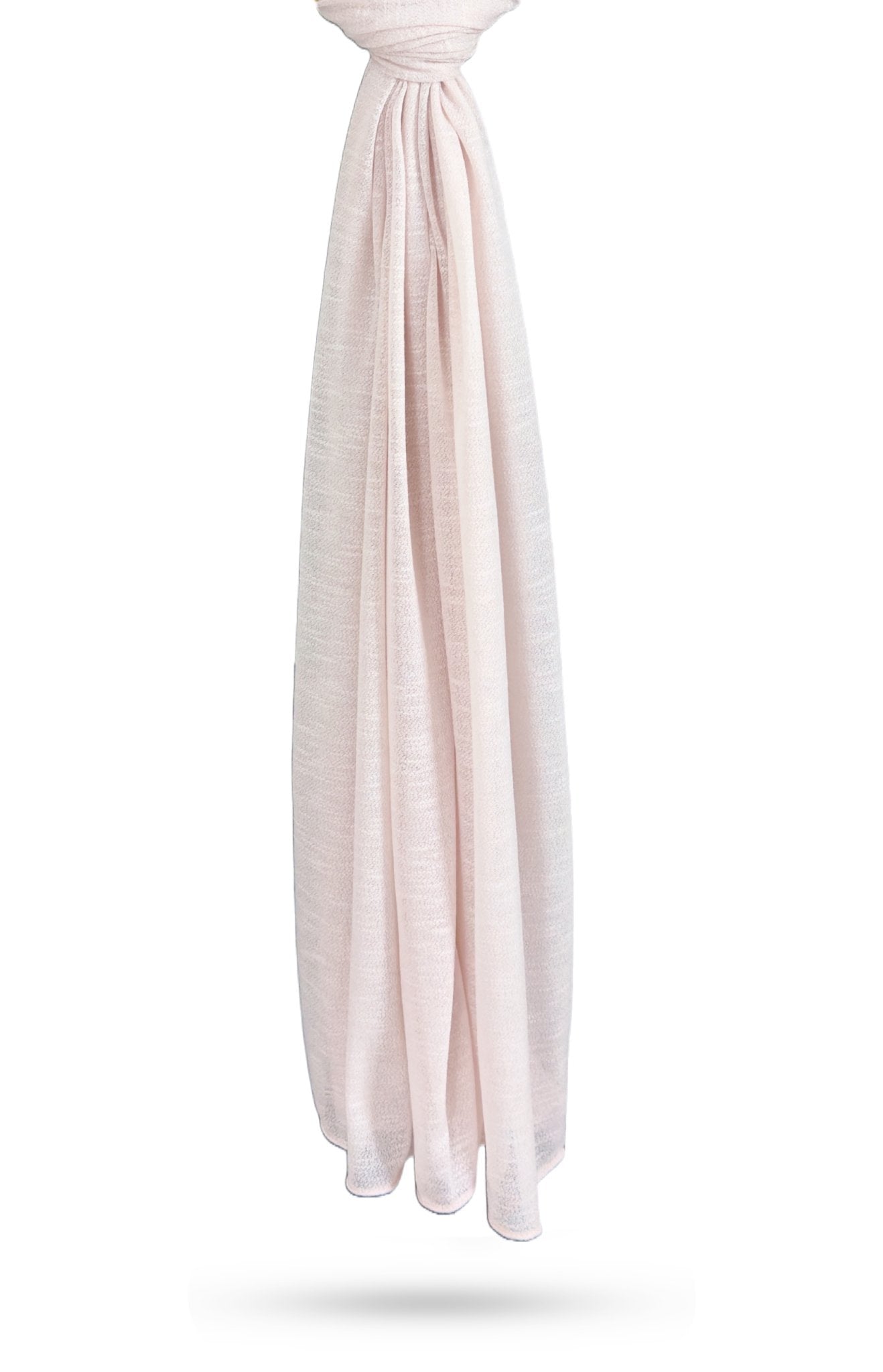 Light Pink Textured Cotton Hijab - Modesty Box