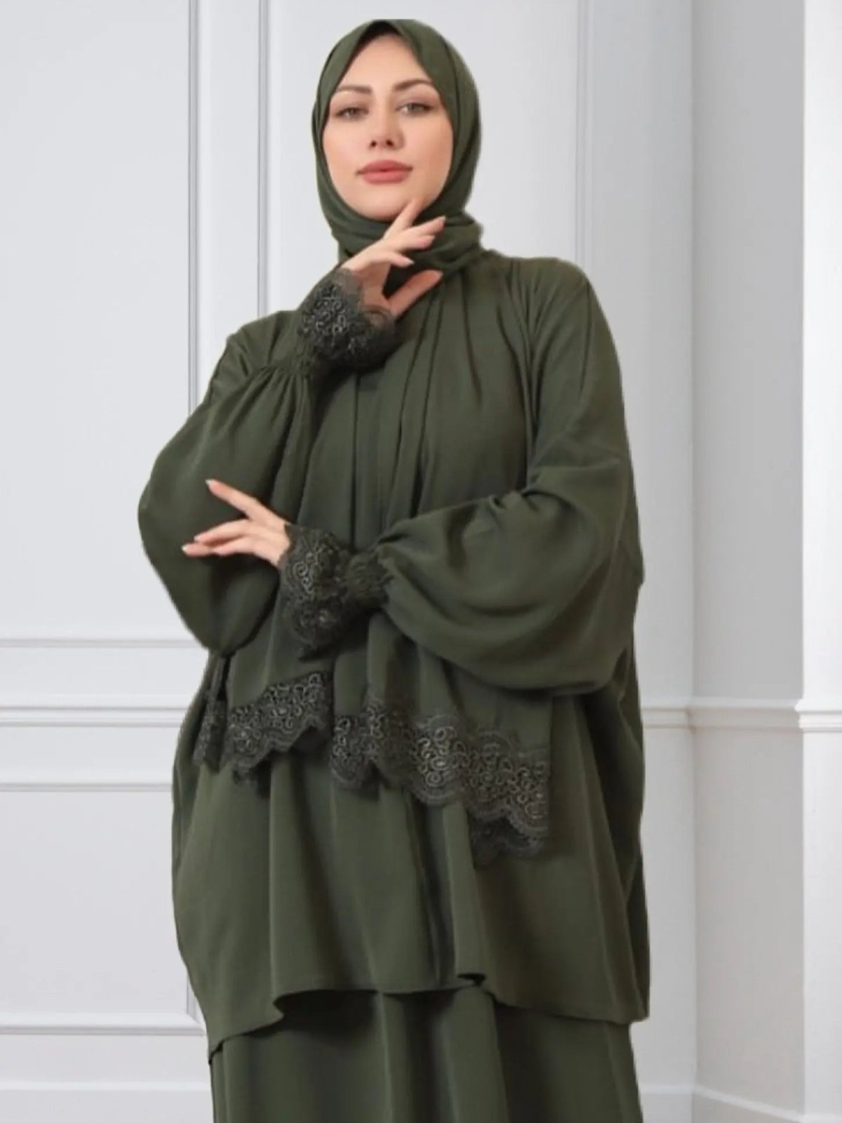 Luxury Crepe Two Piece Prayer Set - Modest Essence