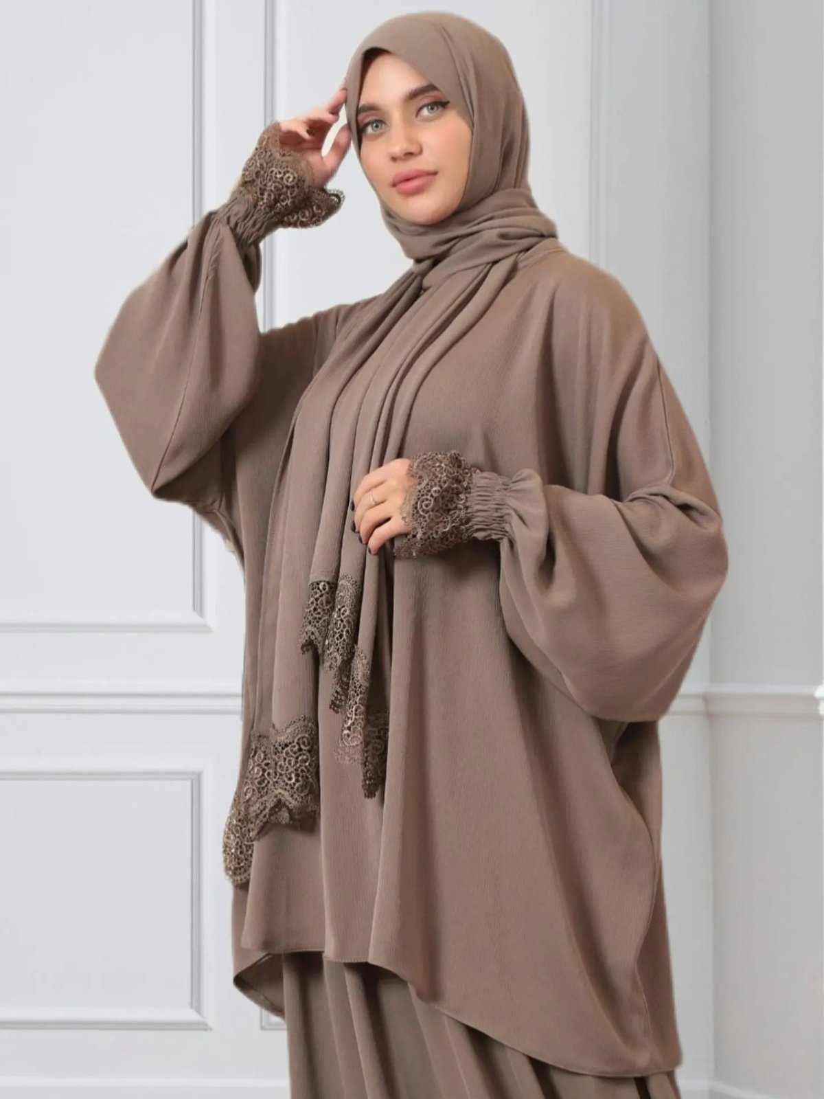 Luxury Crepe Two Piece Prayer Set - Modest Essence