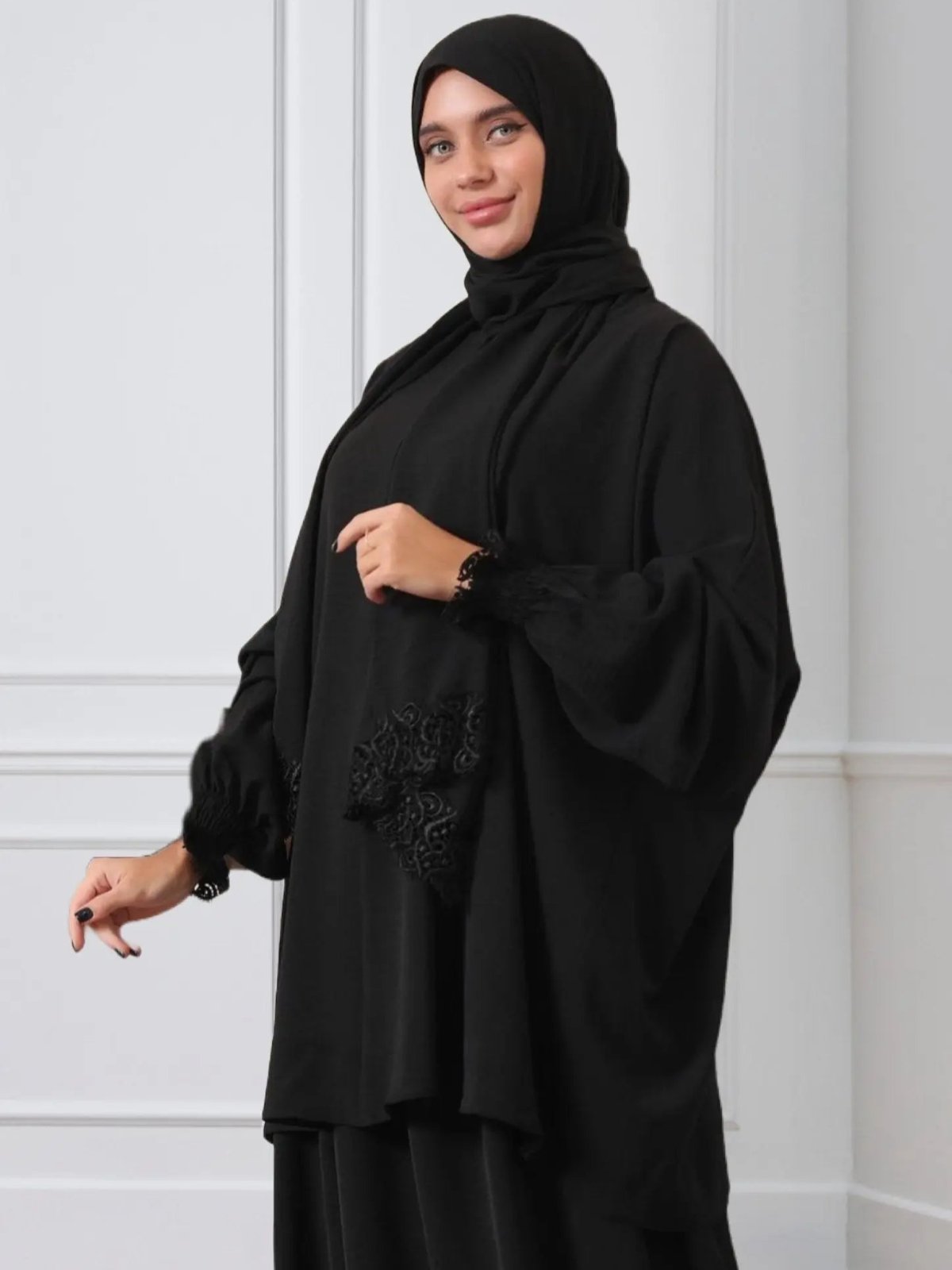 Luxury Plain Two Piece Prayer Set - Modest Essence