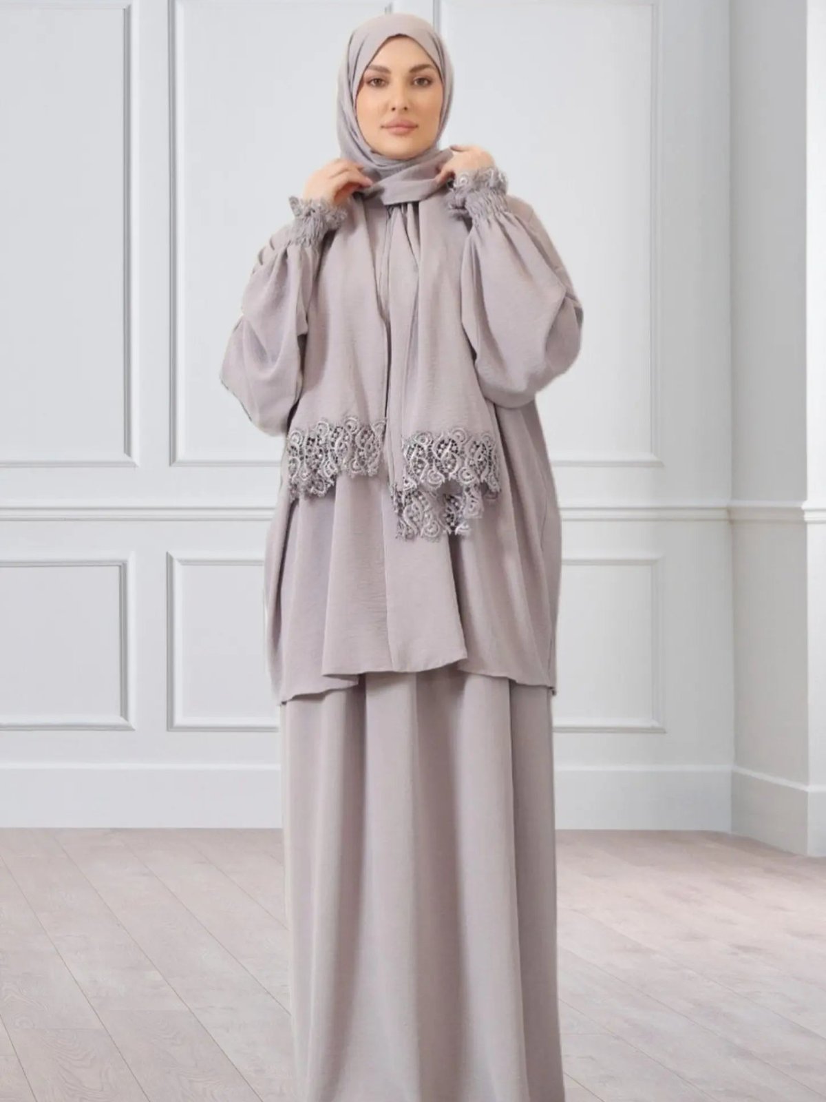 Luxury Plain Two Piece Prayer Set - Modest Essence