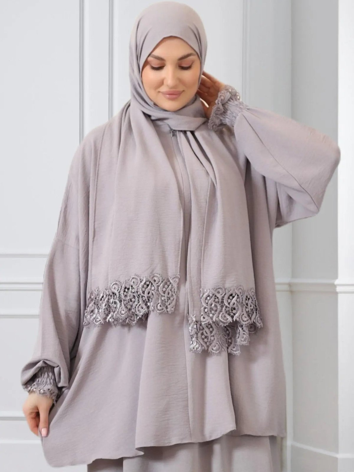 Luxury Plain Two Piece Prayer Set - Modest Essence