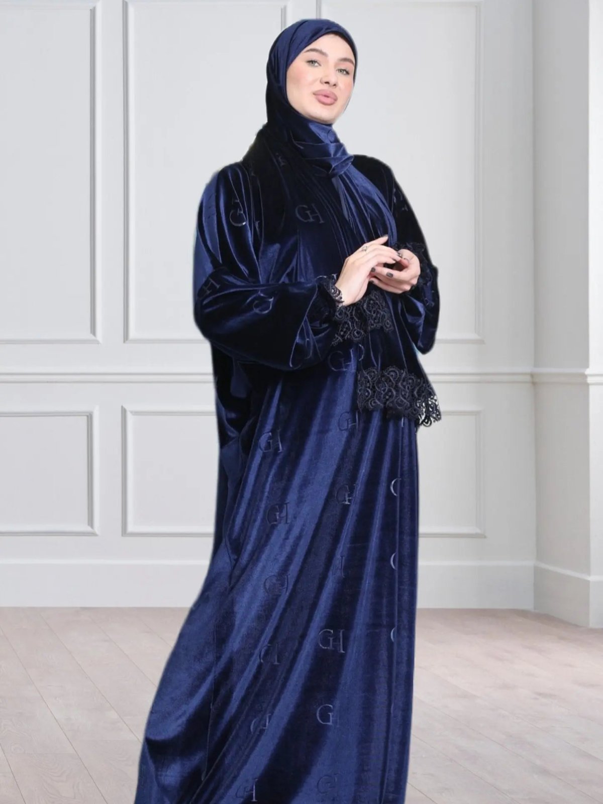 Luxury Velvet GH Prayer Set - Abaya - Modest Essence