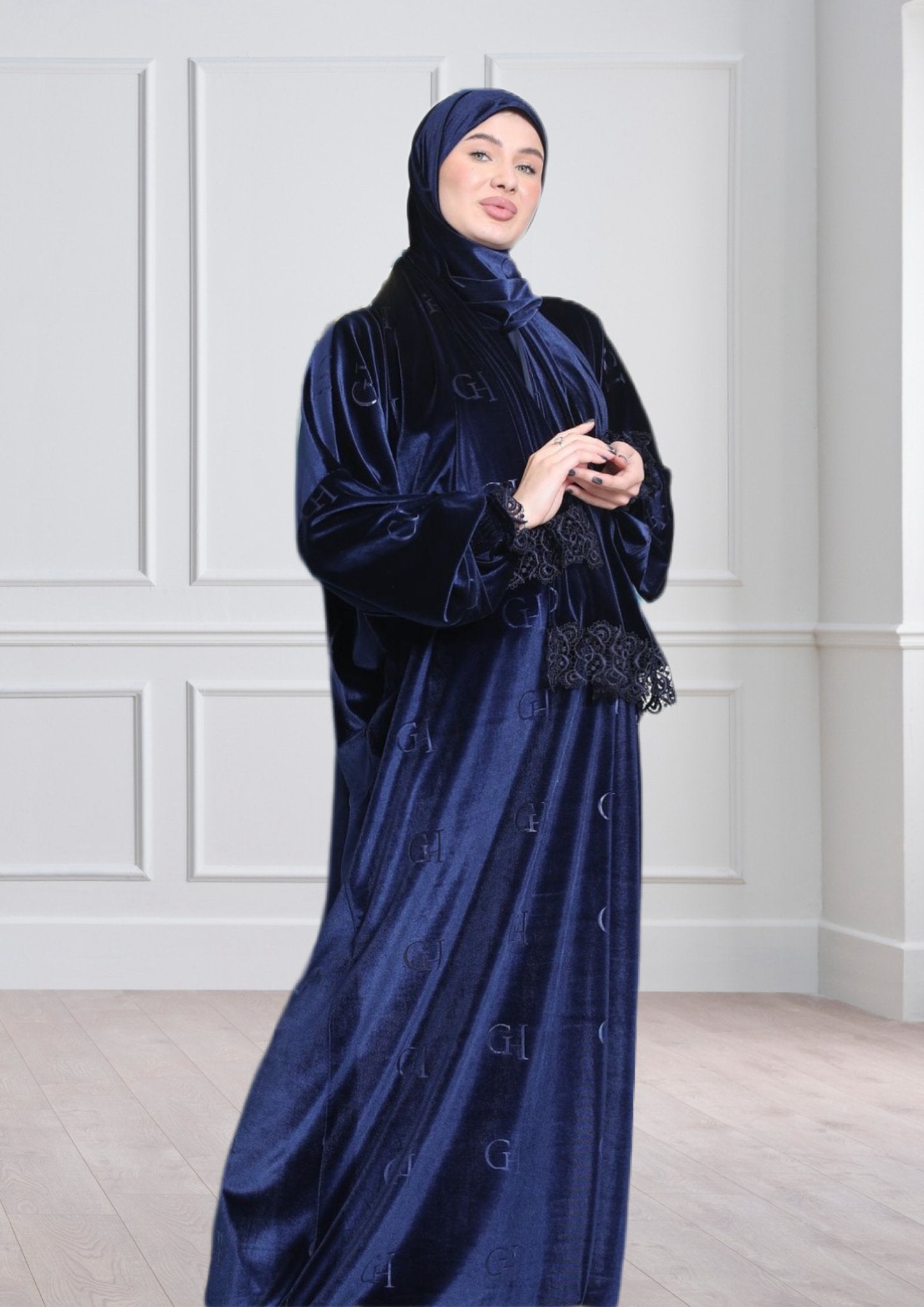 Luxury Velvet GH Prayer Set - Abaya - Modest Essence