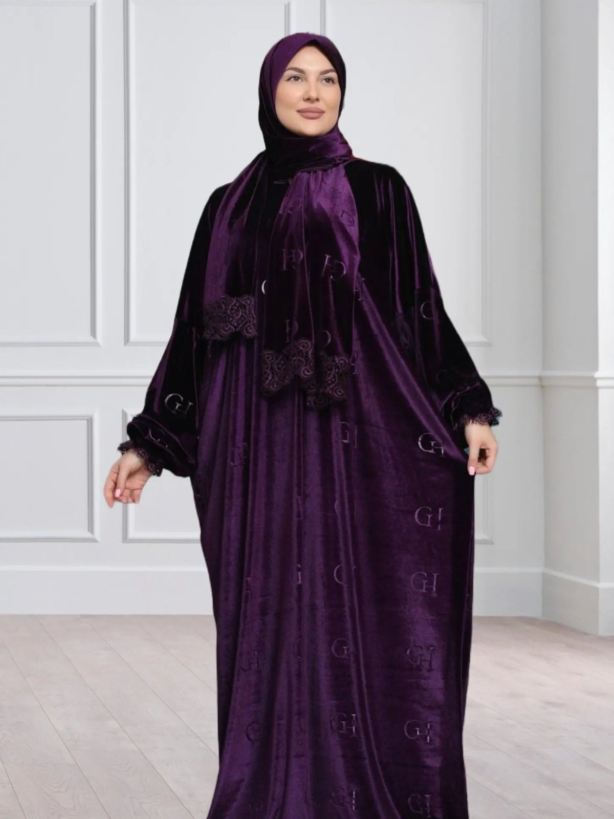 Luxury Velvet GH Prayer Set - Abaya - Modest Essence