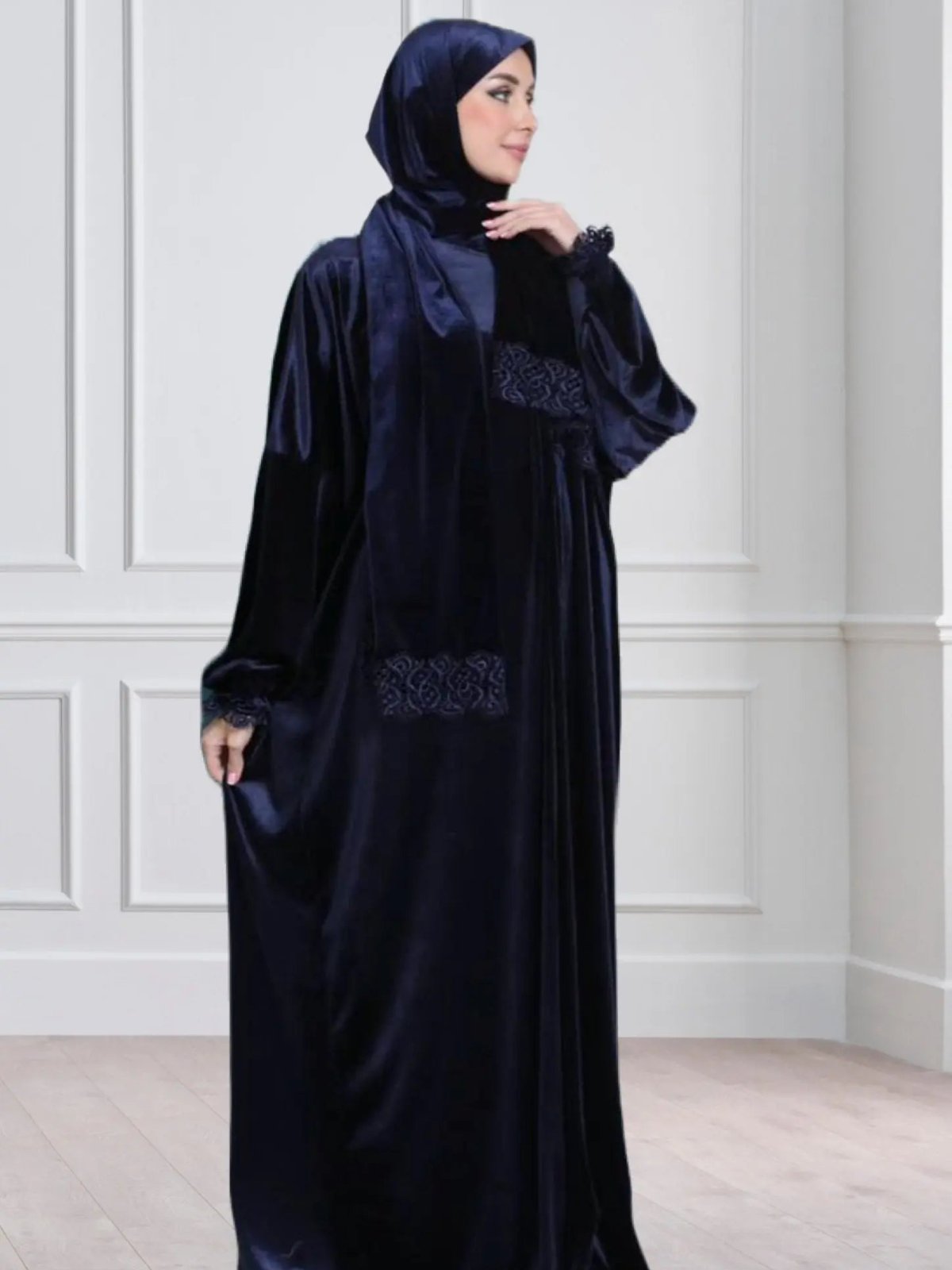 Luxury Velvet Prayer Set - Abaya - Modest Essence