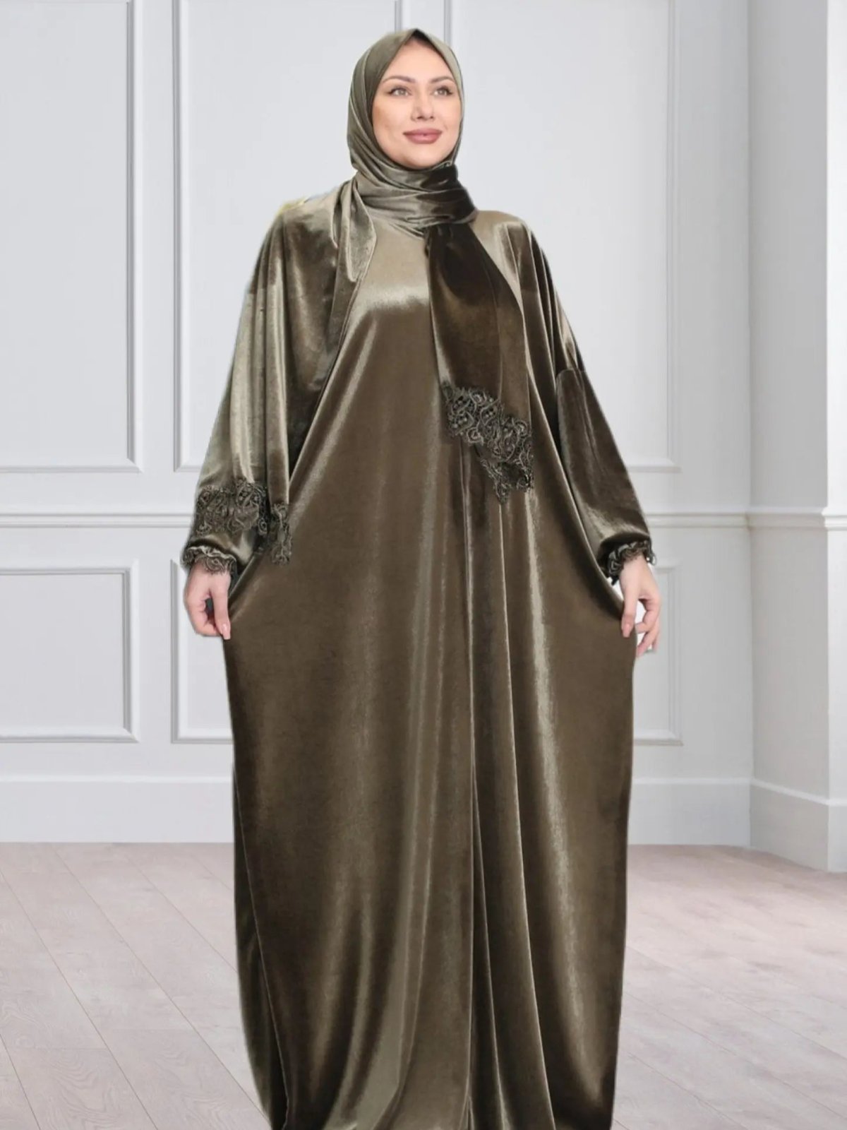 Luxury Velvet Prayer Set - Abaya - Modest Essence