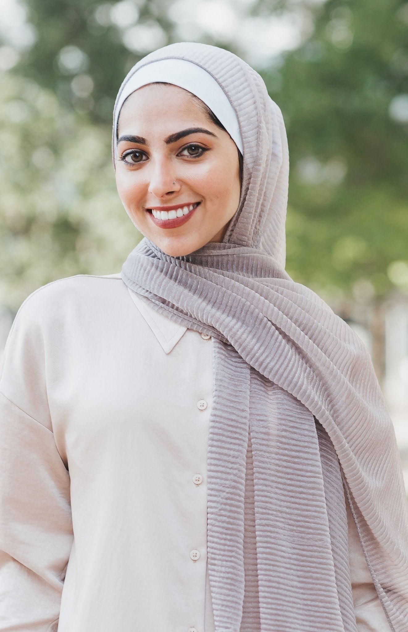Mink Crinkle Cashmere Hijab - Modesty Box