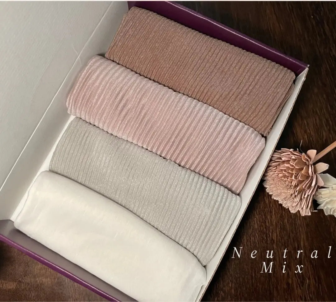 Neutral Cashmere Hijab Box - Modesty Box