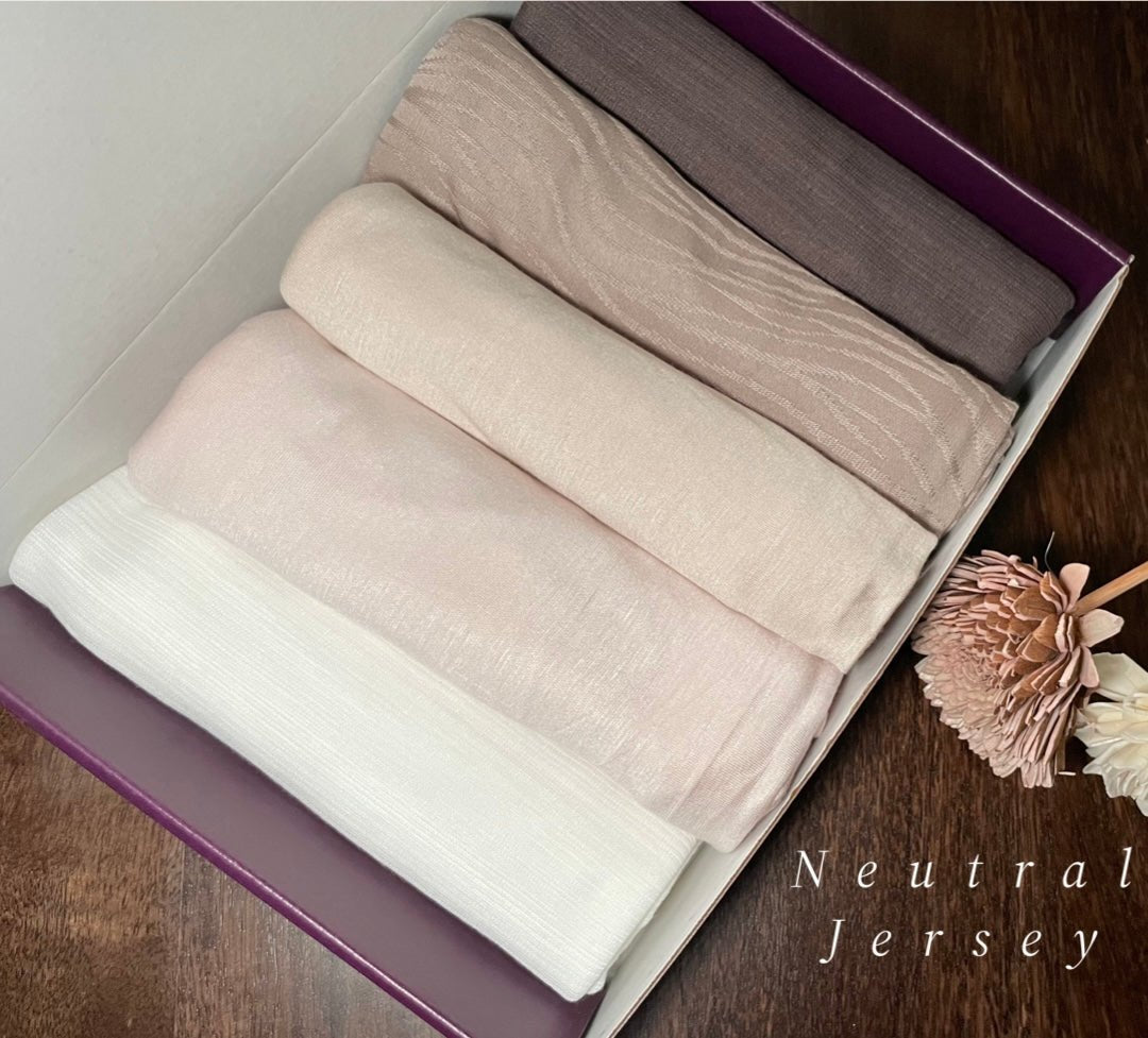 Neutral Jersey Hijab Box - Modesty Box