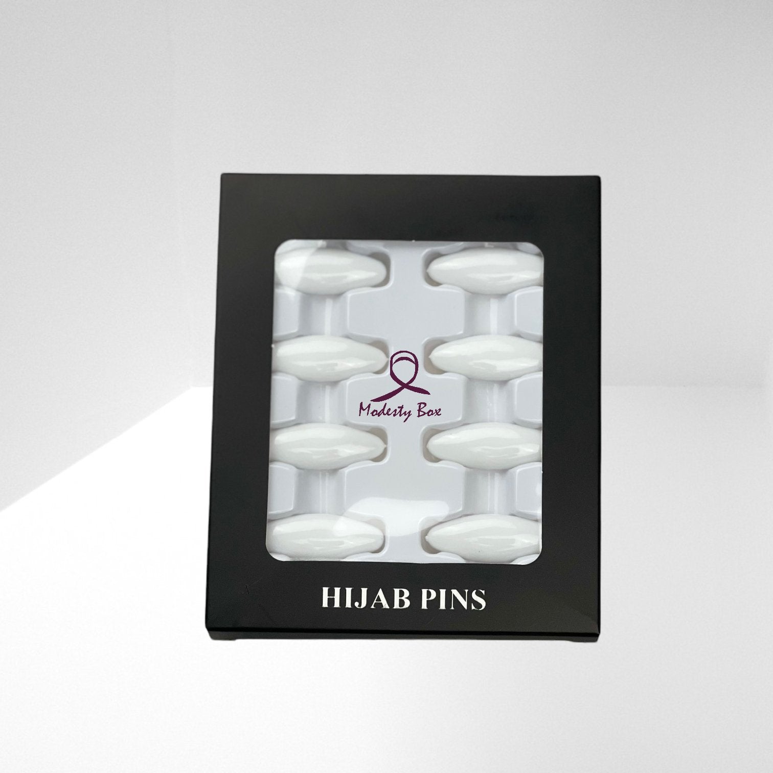 White Hijab Pins - Modesty Box